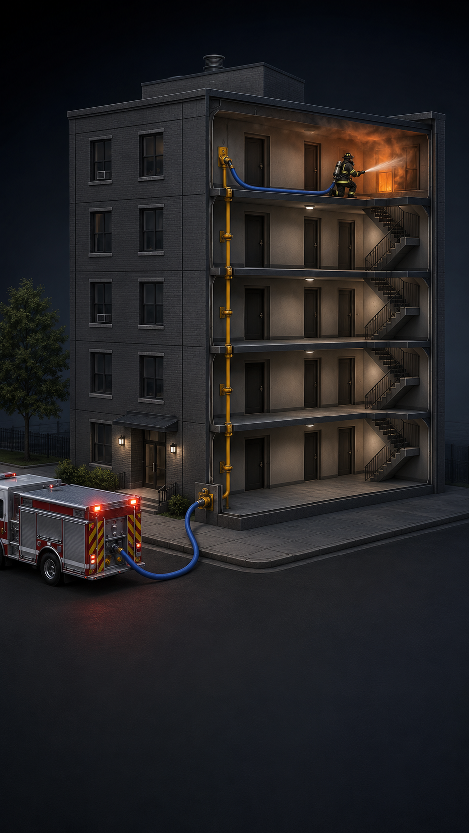 Advanced standpipe scenario