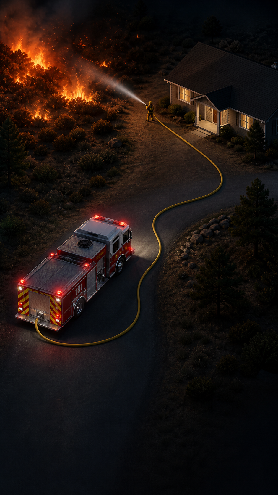 Wildland structure scenario